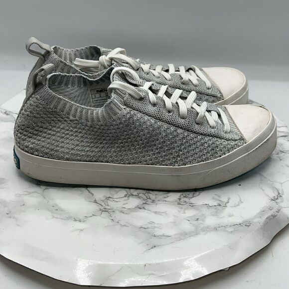 NATIVE Jefferson 2.0 LiteKnit Pigeon Grey Sneakers-7 - Picture 2 of 9